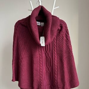 NWT Le Moda Knit Poncho